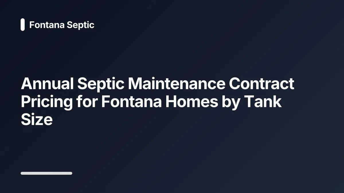 septic system pumping cost