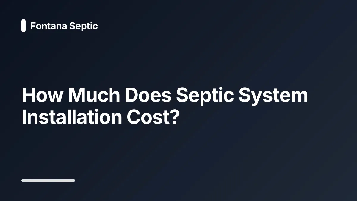 septic tank price